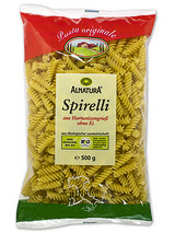 Макаронные изделия из пшеничного дунста, Alnatura Spirelli