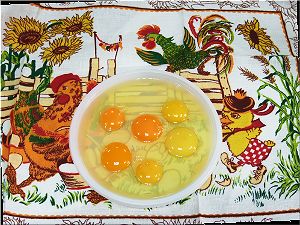 Тест куриных яиц.