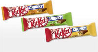 Батончики KitKat сортов лесной орех, карамель и арахисовое масло Nestlé Kaffee & Schokoladen GmbH