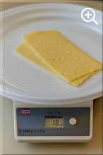 Вес образца сыра для дегустации