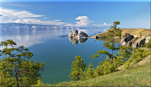 Озеро Байкал, остров Ольхон, мыс Бурхан