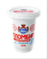 «Русский холод». Мороженое пломбир ванильный «Пломбир 15%»