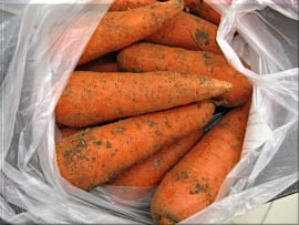 Тест свежих овощей и зелени из Республики Крым. Морковь в гипермаркете Большое Яблоко